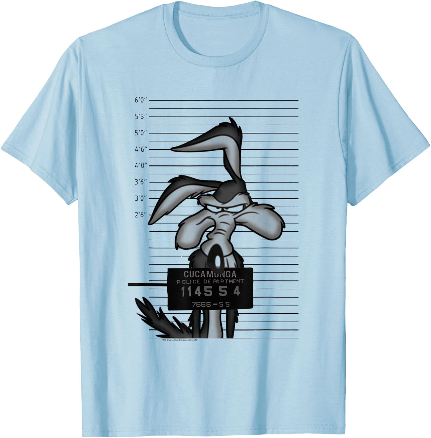 Looney Tunes Wile E. Coyote Busted T-Shirt - T-Shirt | Light Blue