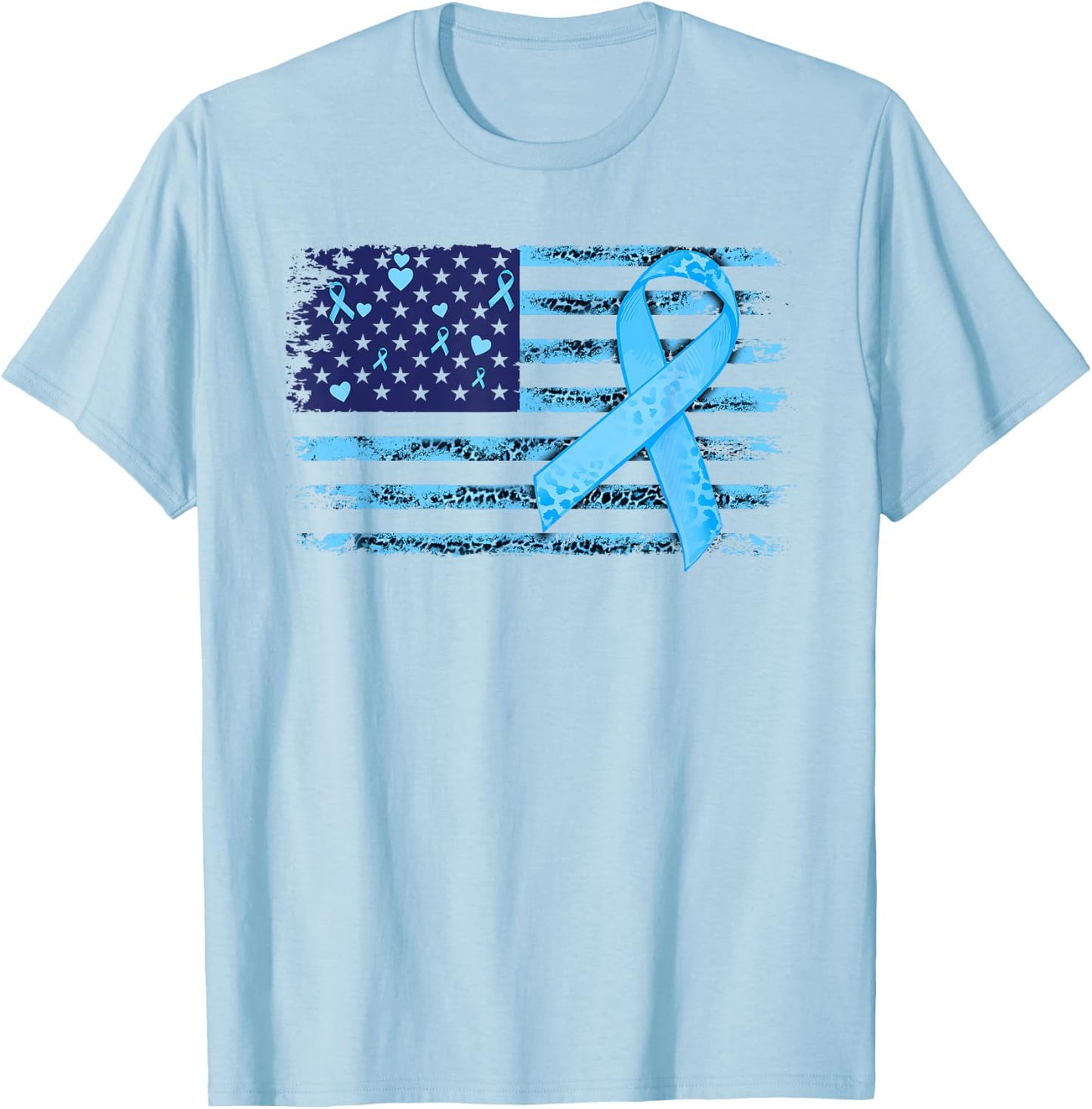 Prostate Cancer Awareness T-Shirt - T-Shirt | Light Blue