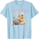 Alpha Male Cute Cat Funny Meme Ironic Kitten T-Shirt - T-Shirt | Light Blue