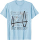 Crazy Bridge Lady Civil Engineer Bridge T-Shirt - T-Shirt | Light Blue