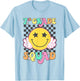Seventh Grade Squad Smile Retro Back To School 7th Grade T-Shirt - T-Shirt | Light Blue