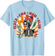 Mom Life Motherhood Messy Bun Skeleton Elder Emo Mom Club T-Shirt - T-Shirt | Light Blue
