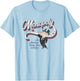 Hasbro Monopoly Americana 3D Logo Monopoly Man Classic T-Shirt - T-Shirt | Light Blue
