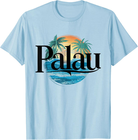 Palau Pacific Ocean T-Shirt - T-Shirt | Light Blue