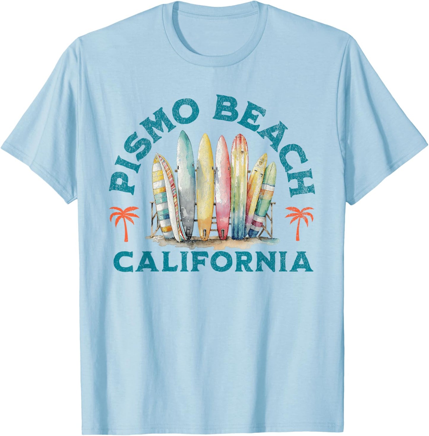 Pismo Beach T-Shirt - T-Shirt | Light Blue
