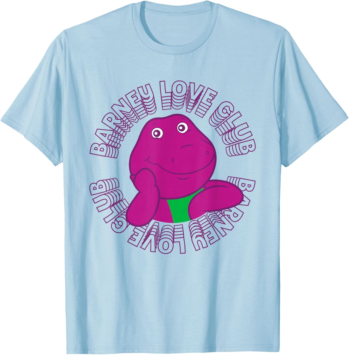 Barney - Love Club T-Shirt - T-Shirt | Light Blue