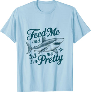 Sarcastic Shark T-Shirt - T-Shirt | Light Blue