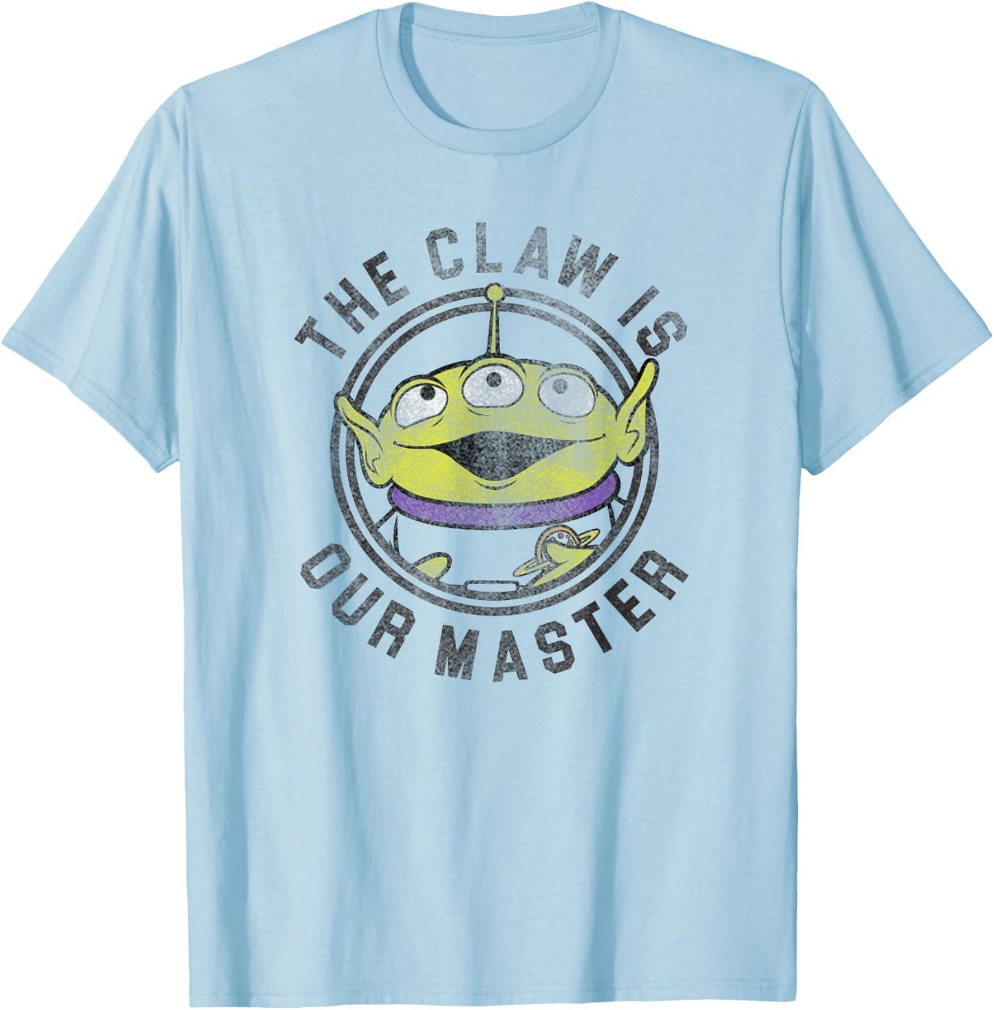 Disney Pixar Toy Story Alien The Claw Is Our Master T-Shirt - T-Shirt | Light Blue