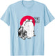 Frog Japanese Zen Graphic Ink Art by Ito Jakuchu ( 1790 ) T-Shirt - T-Shirt | Light Blue