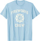 Sarcastic FIREWORKS CREW Safety Expert Technician Pyro T-Shirt - T-Shirt | Light Blue