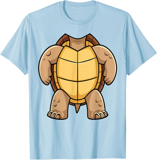 Turtle Shirt Adult Kids Men Women Turtle Shell Costume T-Shirt - T-Shirt | Light Blue