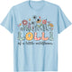 Lolli Of The Little Wildflower Baby Birthday Party T-Shirt - T-Shirt | Light Blue