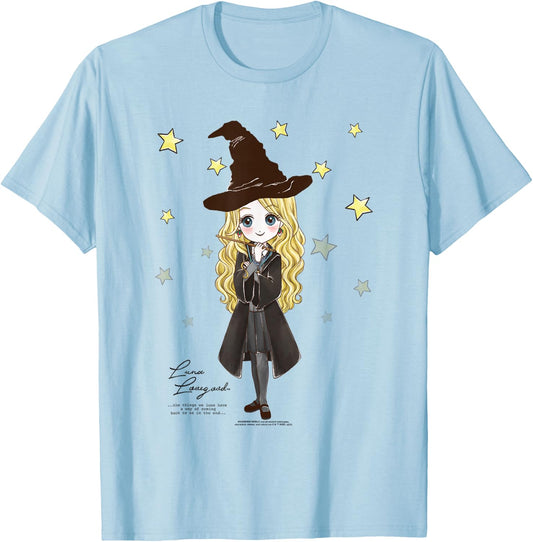 Harry Potter Luna Lovegood Quote and Stars T-Shirt - T-Shirt | Light Blue