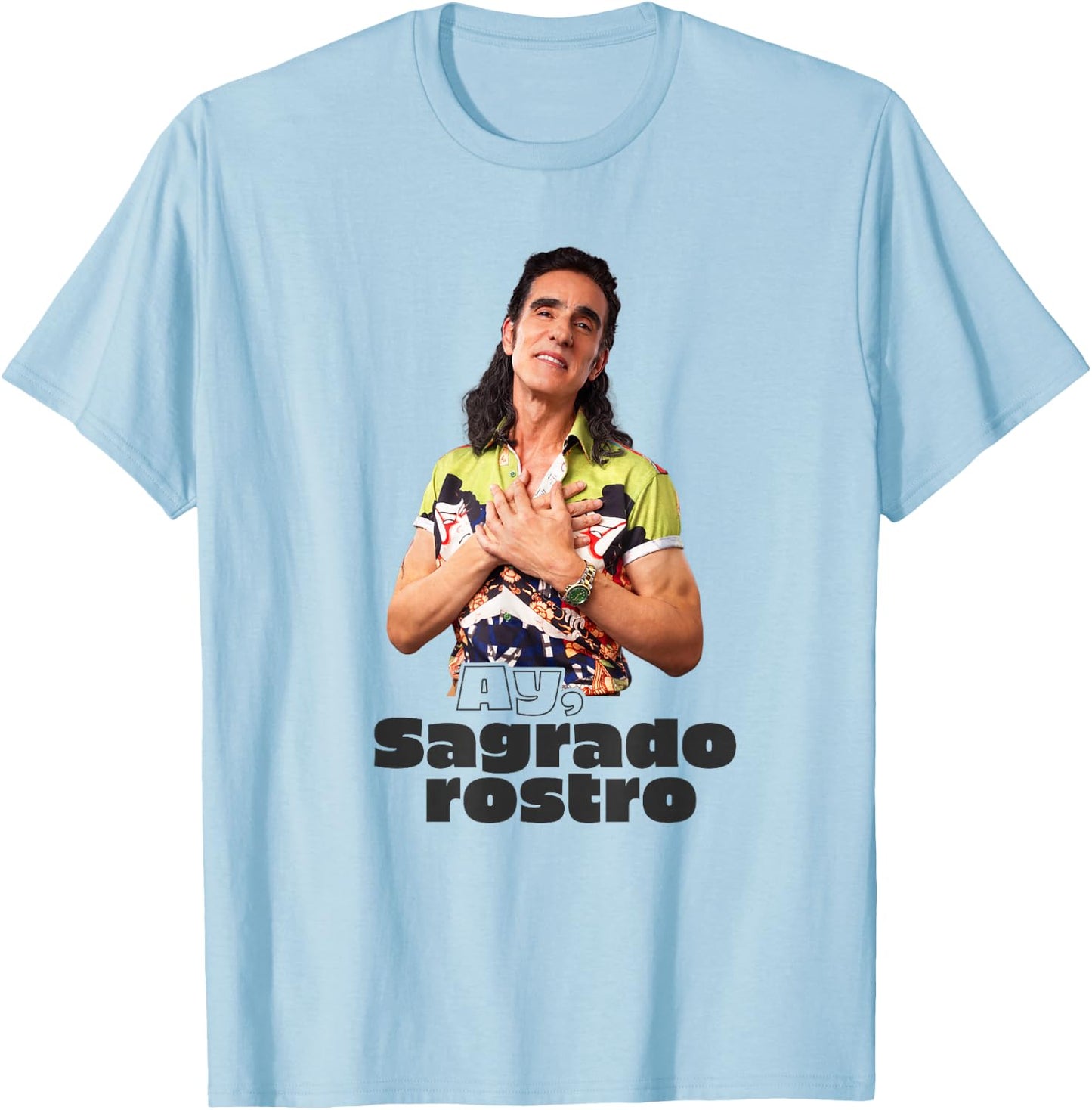Pedro El Escamoso - Sagrado Rostro T-Shirt - T-Shirt | Light Blue