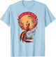Harry Potter Mosaic Order of The Phoenix Small T-Shirt - T-Shirt | Light Blue