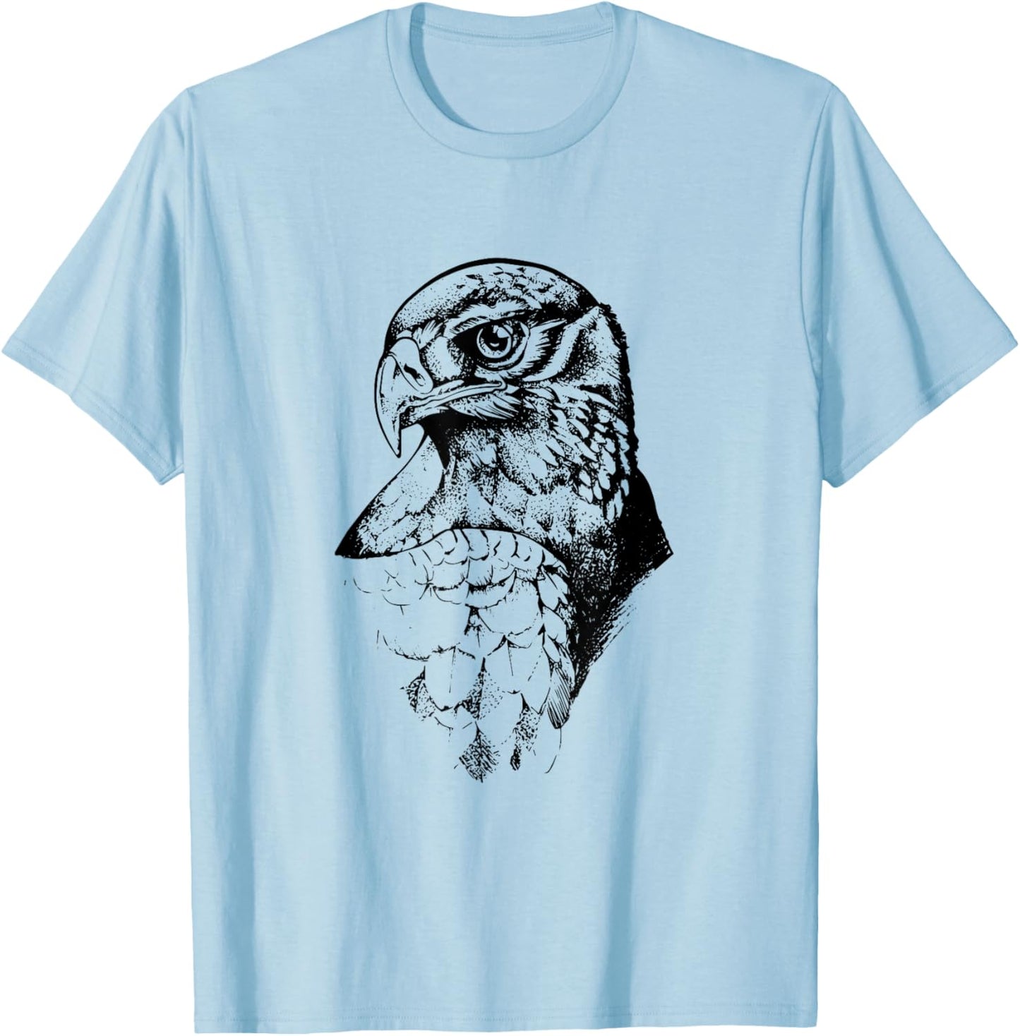 Red-Tailed Hawk Shirt T-Shirt - T-Shirt | Light Blue