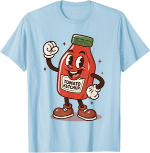 Funny Ketchup Lover Tomato Ketchup Kids T-Shirt - T-Shirt | Light Blue