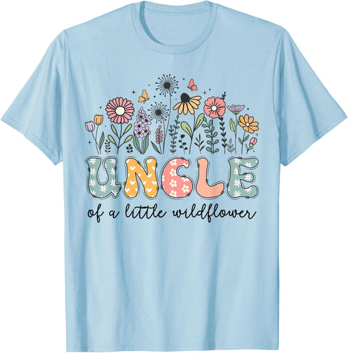 Uncle Of The Little Wildflower Baby Birthday Party
