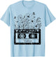 Vintage Cassette Wildflower, Tapes Mixtapes 80s 90s Music T-Shirt - T-Shirt | Light Blue