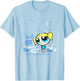 The Powerpuff Girls Bubbles Soft Girl Cute Shot Distressed T-Shirt - T-Shirt | Light Blue