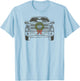 Ford - F150 2009 Truck with Christmas Wreath T-Shirt - T-Shirt | Light Blue