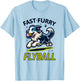 Flyball Champion Dog Race Competition Dog Agility Training T-Shirt - T-Shirt | Light Blue