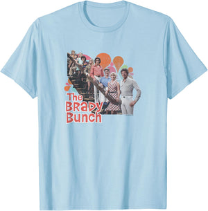 The Brady Brunch - Vintage T-Shirt - T-Shirt | Light Blue
