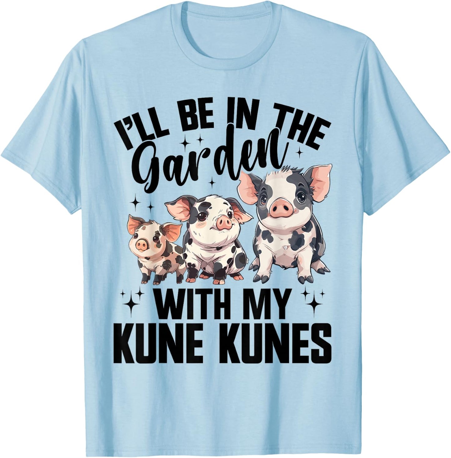 Kune Kune Pig Owner Pig Breeder Supplies Kunekune Pig T-Shirt - T-Shirt | Light Blue