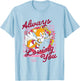 Sonic The Hedgehog Valentine's Day Miles Always Loving You T-Shirt - T-Shirt | Light Blue