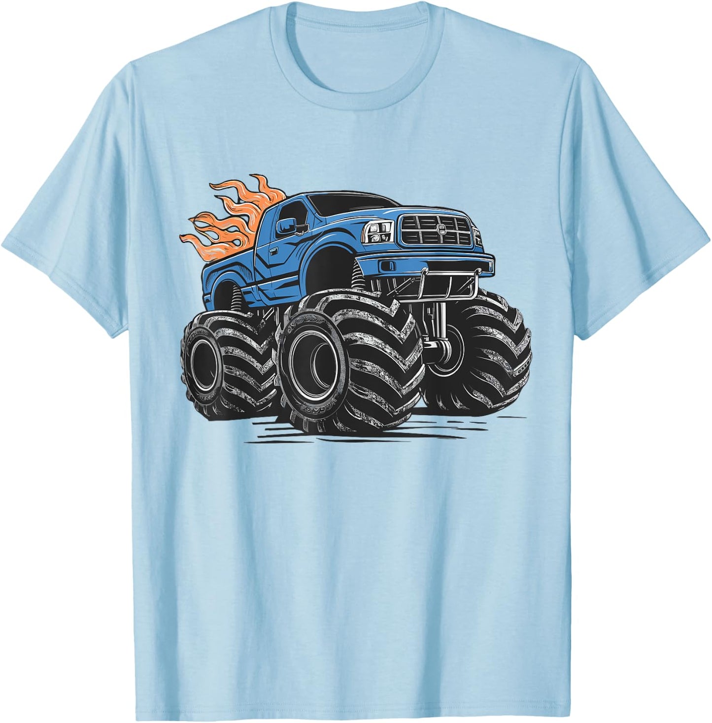 Monster Truck for toddlers Youth & Adults T-Shirt - T-Shirt | Light Blue