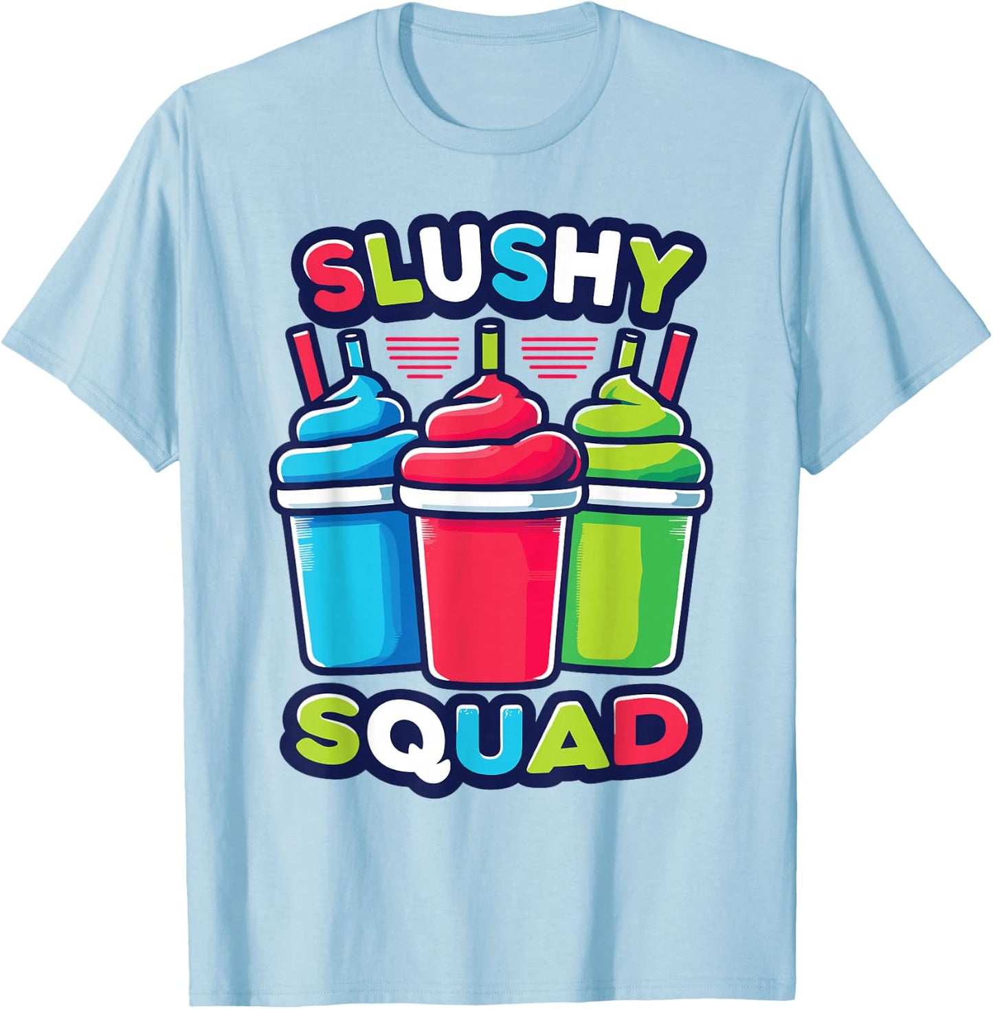 Slushy Squad T-Shirt - T-Shirt | Light Blue