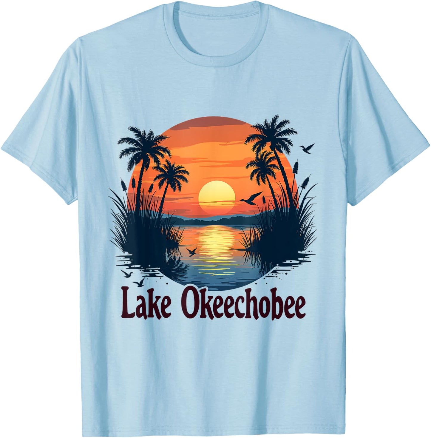 Lake Okeechobee T-Shirt - T-Shirt | Light Blue