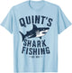 Vintage Quint's Shark Fishing 1975 Retro T-Shirt - T-Shirt | Light Blue