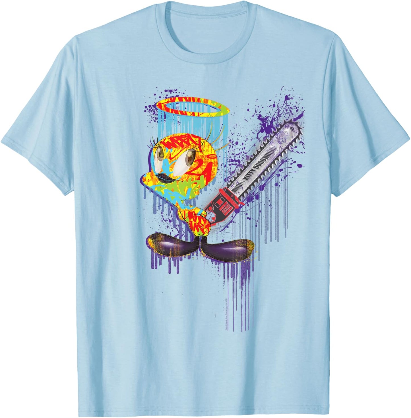 Looney Tunes Audacious Tweety T-Shirt - T-Shirt | Light Blue