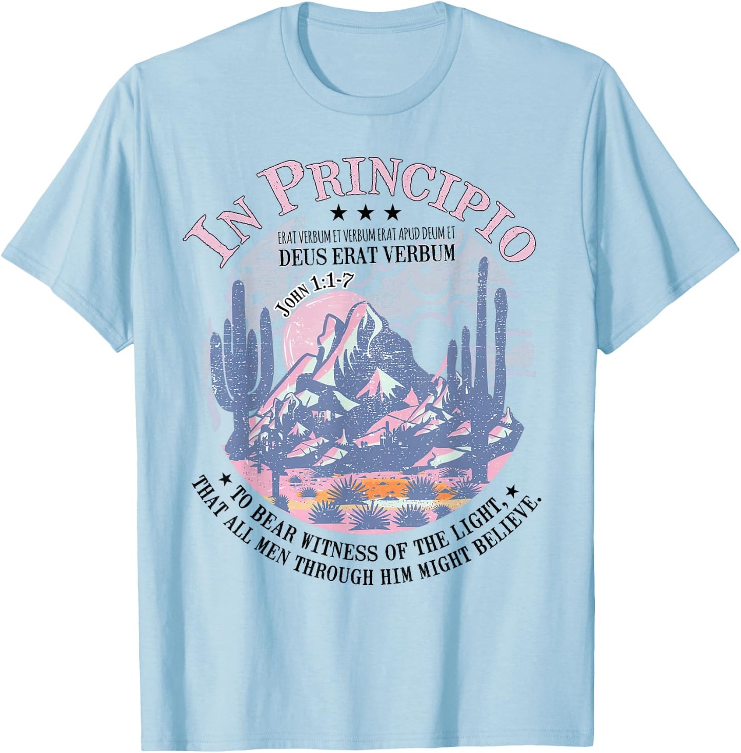 Classical Conversations CC Tutor Cycle 3 In Principio T-Shirt - T-Shirt | Light Blue