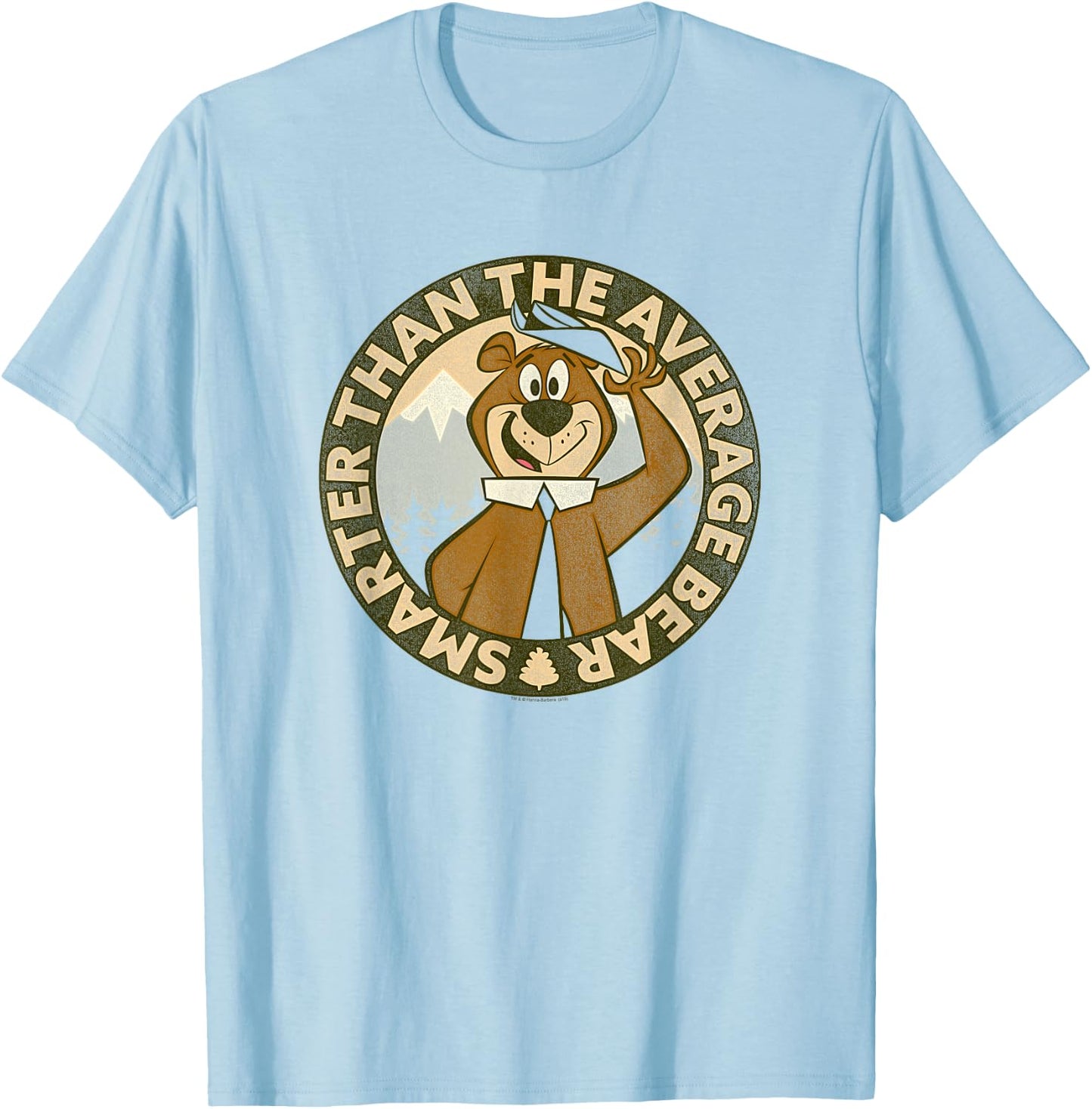 Yogi Bear Smarter Than Average T-Shirt - T-Shirt | Light Blue