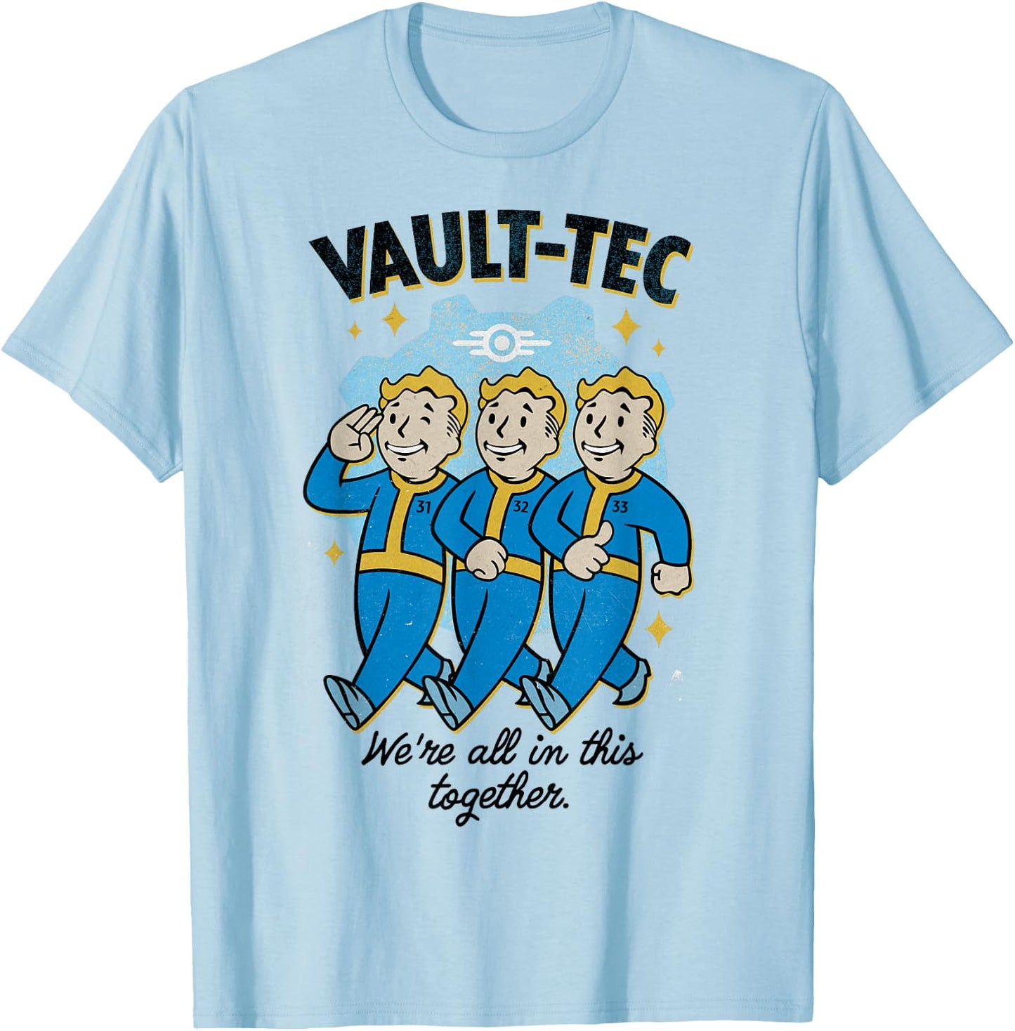 Fallout - We're all in this together T-Shirt - T-Shirt | Light Blue