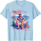 President Trump Shirt Funny Chillin Like A Felon Trump 2024 T-Shirt - T-Shirt | Light Blue