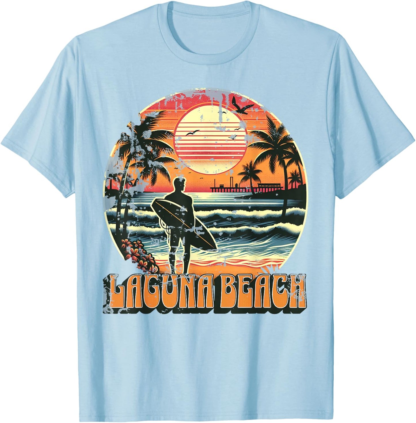 Laguna Beach T-Shirt - T-Shirt | Light Blue