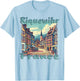 Riquewihr France Holiday Design Town T-Shirt - T-Shirt | Light Blue