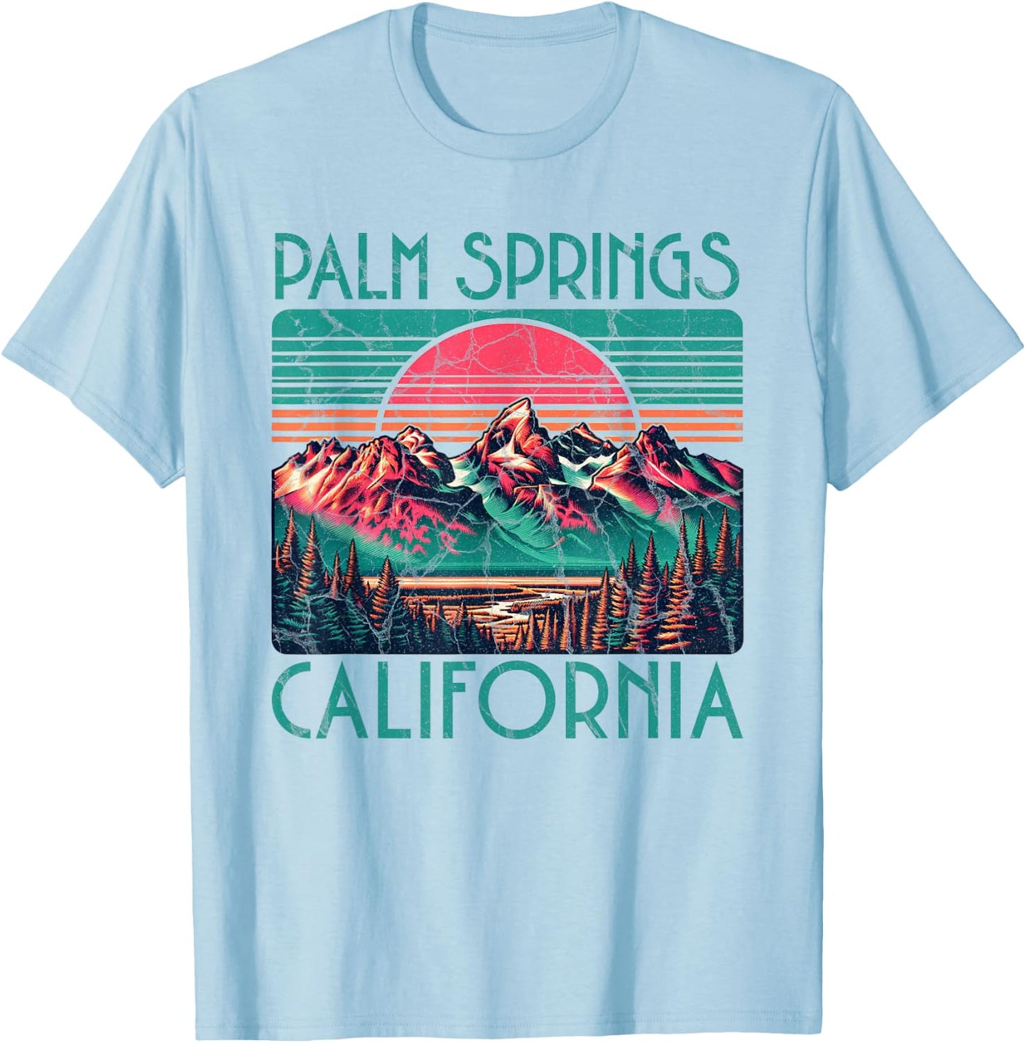 Palm Springs T-Shirt - T-Shirt | Light Blue