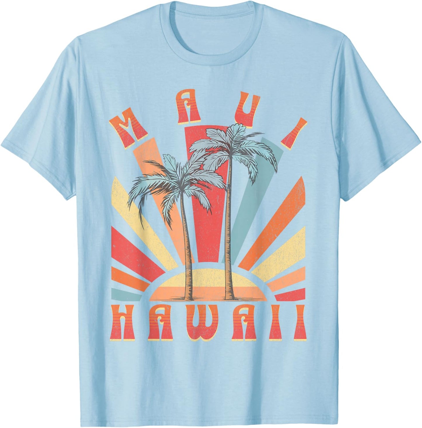 Maui Hawaii T-Shirt - T-Shirt | Light Blue