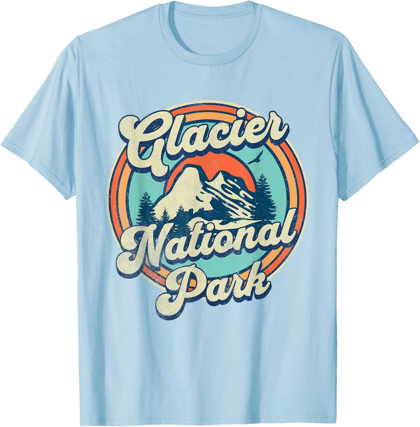 Glacier National Park T-Shirt - T-Shirt | Light Blue