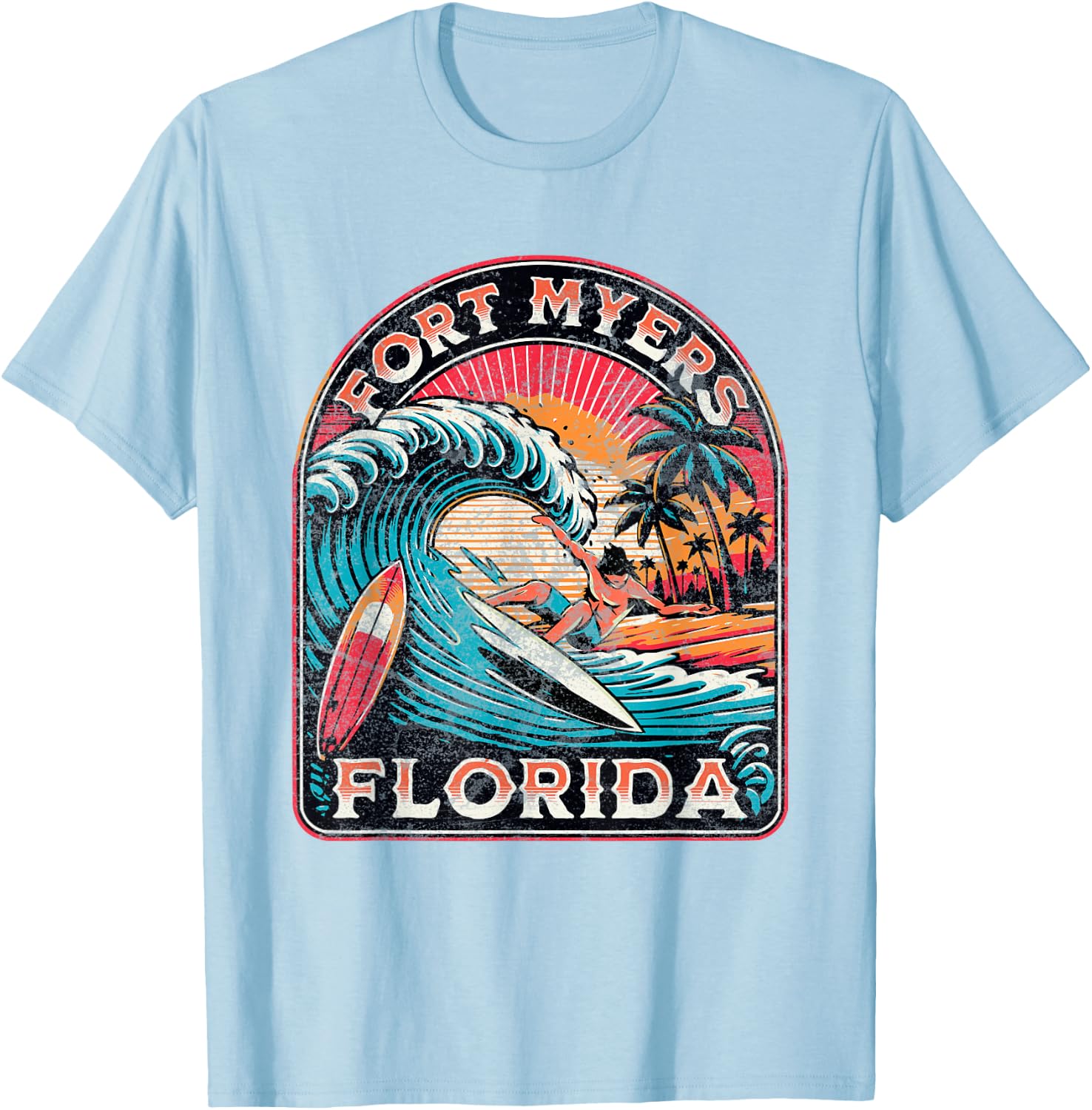 Fort Myers T-Shirt - T-Shirt | Light Blue