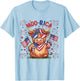 Moo-Rica Western America Highland Cow 4th Of July USA Flag Kids Men T-Shirt - T-Shirt | Light Blue