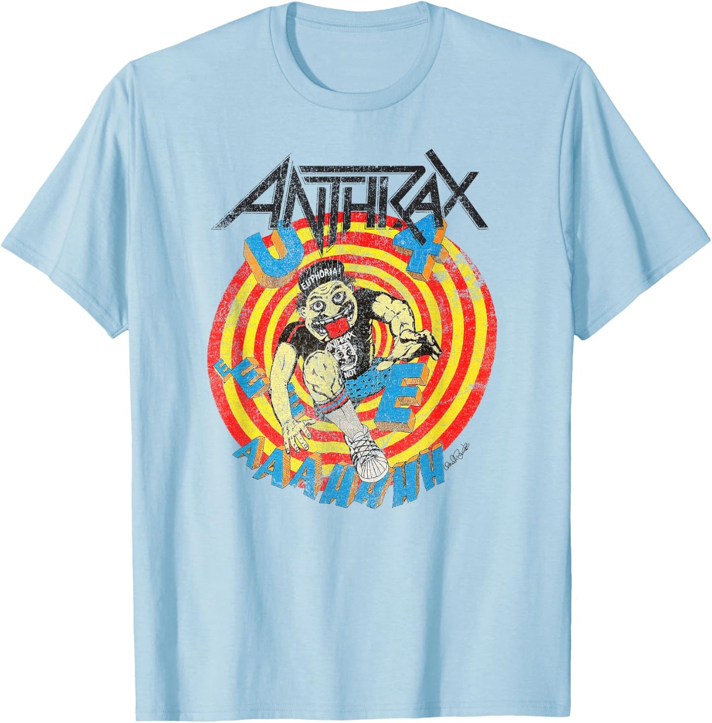 Anthrax – U4EAHHH T-Shirt - T-Shirt | Light Blue