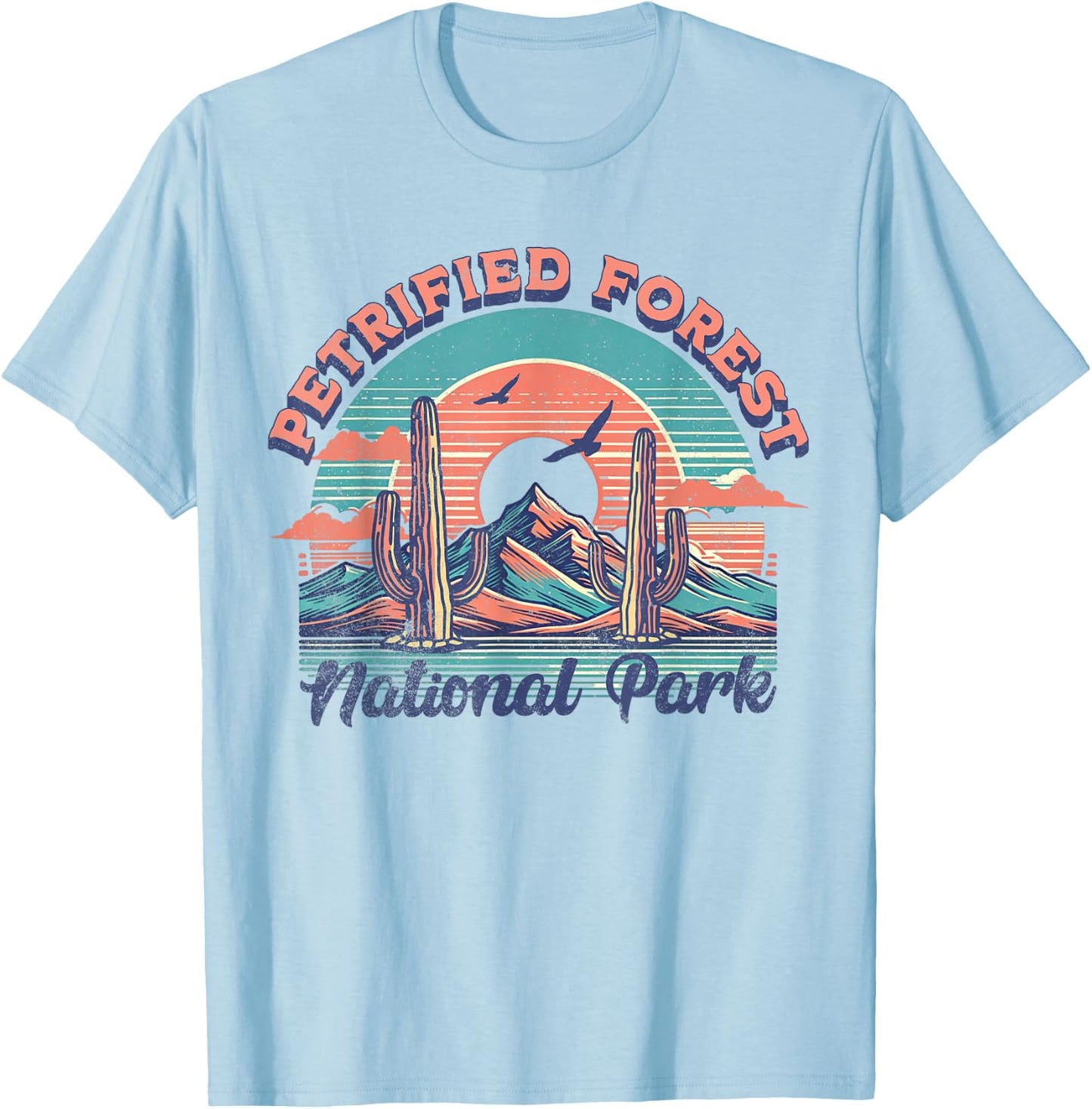 Petrified Forest National Park T-Shirt - T-Shirt | Light Blue