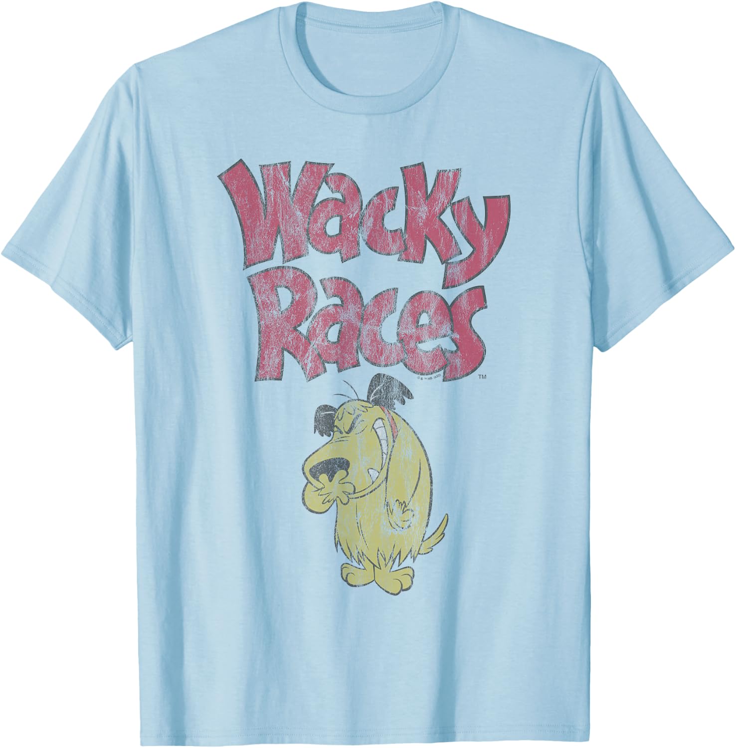 Wacky Races Muttley T-Shirt - T-Shirt | Light Blue