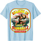 Believe In Yourself Even When No One Else Does Funny Bigfoot T-Shirt - T-Shirt | Light Blue