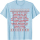 She Came To My House Christmas Day She Brought Me Sprinkle T-Shirt - T-Shirt | Light Blue